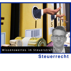 SteuerR - 21.02.2025 - 11.00 Uhr: Wissenswertes im Steuerstrafrecht